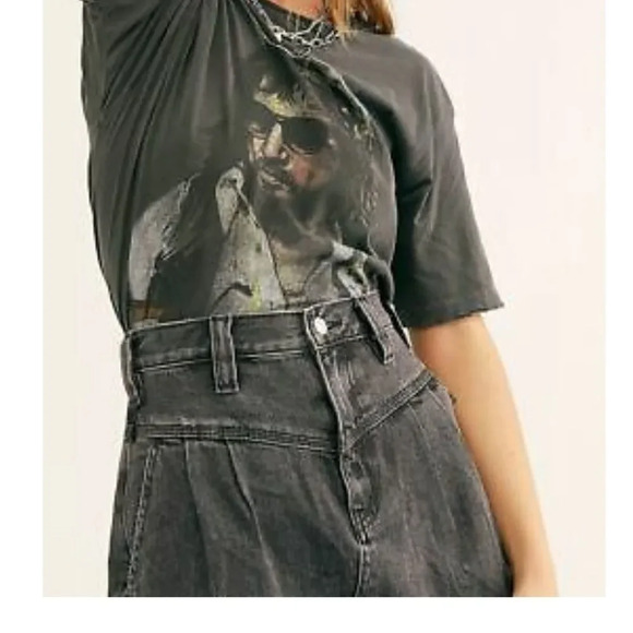 NWT Free People Sidecar Mini Skirt in Saratoga Blue - Picture 9 of 11